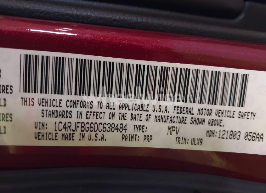 Photo 9 of 2013 Jeep Grand CHEROKEE LIMITED (VIN 1C4RJFBG6DC638484)