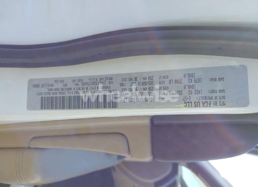 Photo 9 of 2017 Jeep Grand CHEROKEE LIMITED 4X4 (VIN 1C4RJFBG6HC754452)