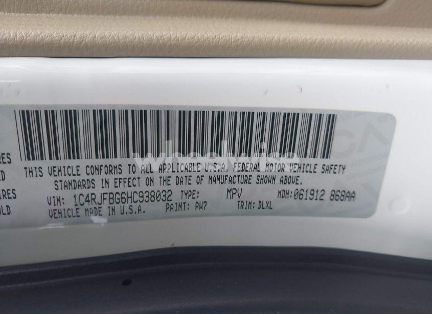 Photo 9 of 2017 Jeep Grand CHEROKEE LIMITED 4X4 (VIN 1C4RJFBG6HC938032)