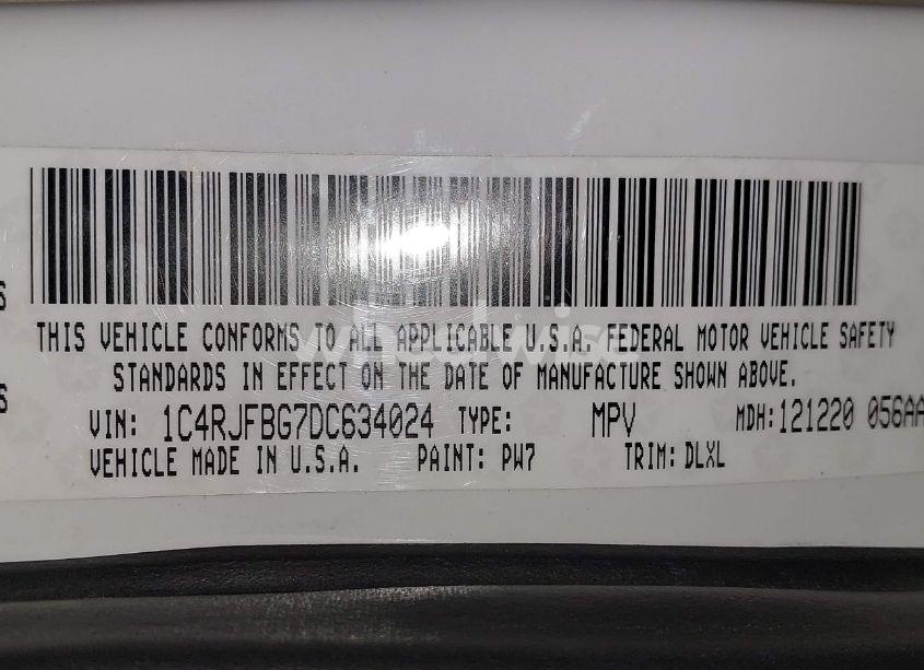Photo 9 of 2013 Jeep Grand CHEROKEE LIMITED (VIN 1C4RJFBG7DC634024)