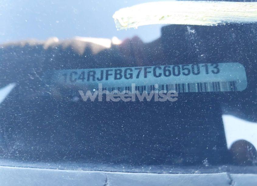 Photo 9 of 2015 Jeep Grand CHEROKEE LIMITED (VIN 1C4RJFBG7FC605013)