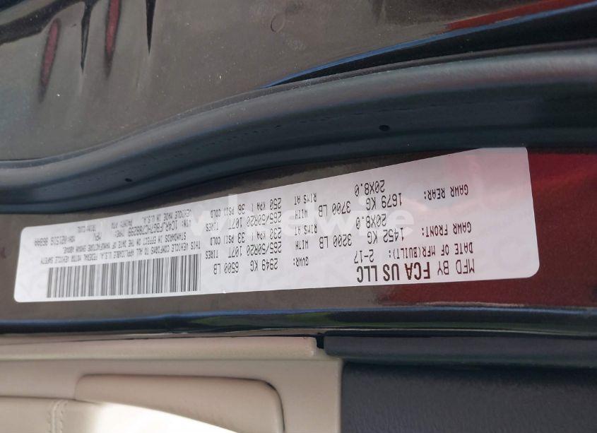 Photo 9 of 2017 Jeep Grand CHEROKEE LIMITED 4X4 (VIN 1C4RJFBG7HC788299)