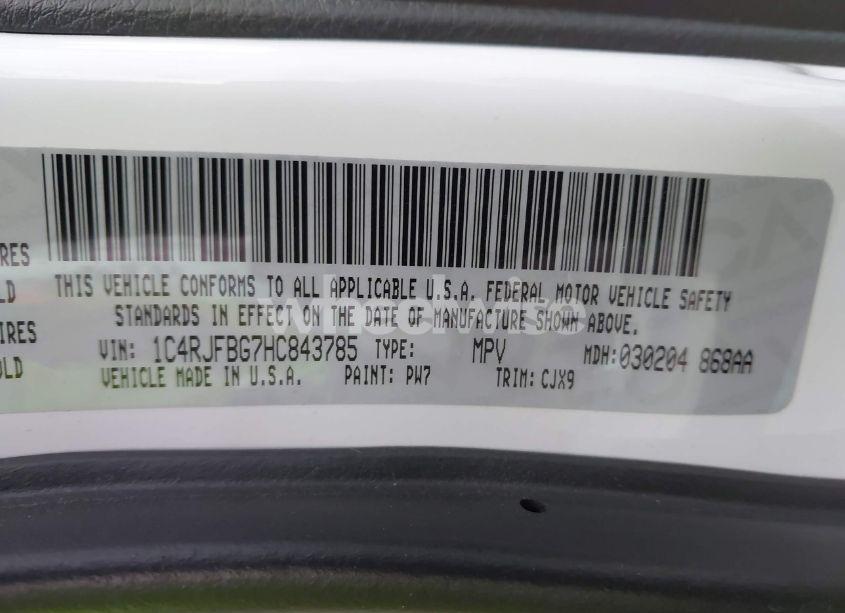 Photo 9 of 2017 Jeep Grand CHEROKEE LIMITED 4X4 (VIN 1C4RJFBG7HC843785)