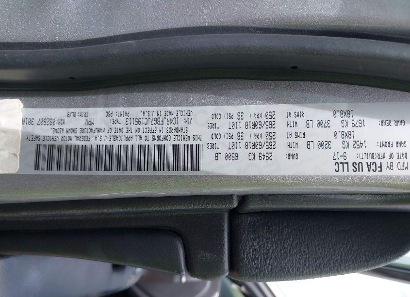 Photo 9 of 2018 Jeep Grand CHEROKEE LIMITED 4X4 (VIN 1C4RJFBG7JC195113)