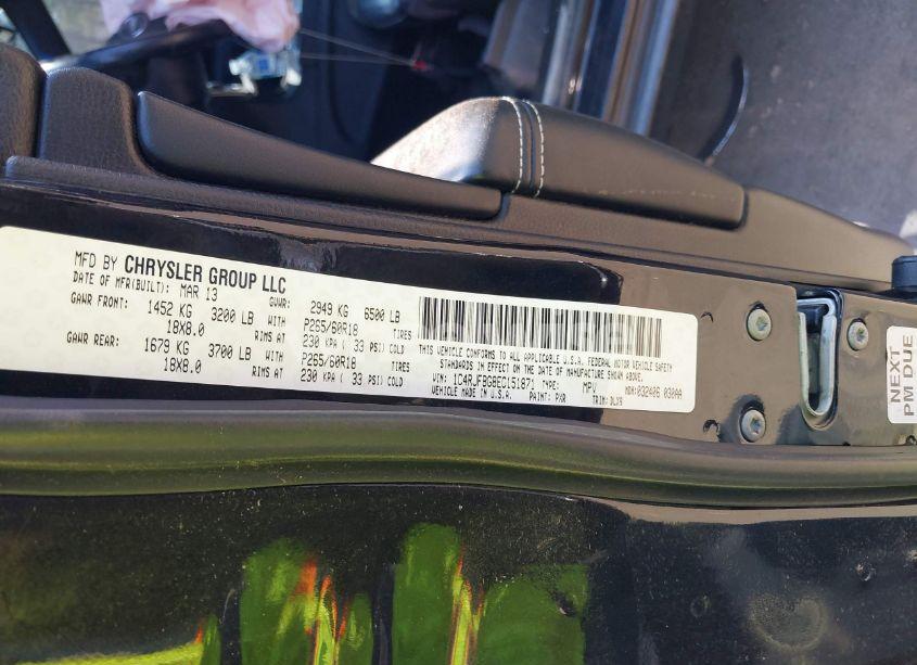 Photo 9 of 2014 Jeep Grand CHEROKEE LIMITED (VIN 1C4RJFBG8EC151871)