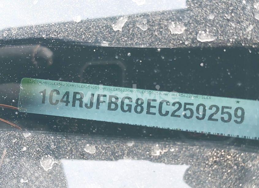 Photo 9 of 2014 Jeep Grand CHEROKEE LIMITED (VIN 1C4RJFBG8EC259259)