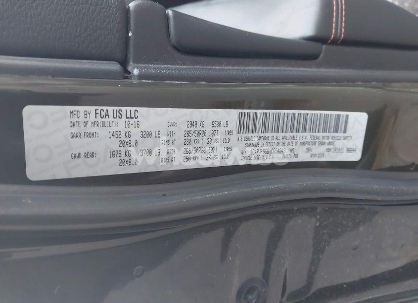 Photo 9 of 2017 Jeep Grand CHEROKEE LIMITED 75TH ANNIVERSARY EDITION 4X4 (VIN 1C4RJFBG8HC694643)