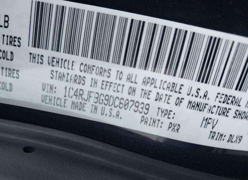 Photo 9 of 2013 Jeep Grand CHEROKEE LIMITED (VIN 1C4RJFBG9DC607939)