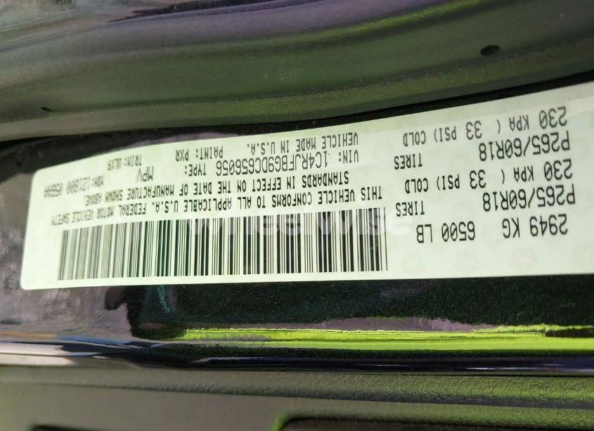 Photo 9 of 2013 Jeep Grand CHEROKEE LIMITED (VIN 1C4RJFBG9DC656056)