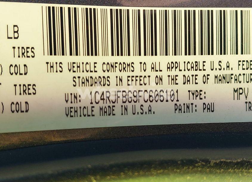 Photo 17 of 2015 Jeep Grand CHEROKEE LIMITED (VIN 1C4RJFBG9FC606101)