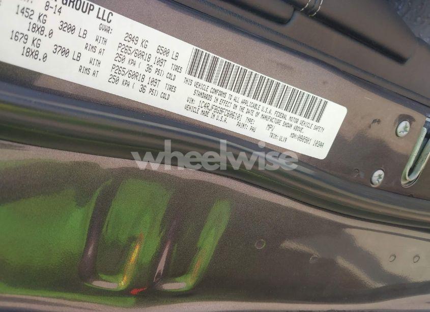 Photo 9 of 2015 Jeep Grand CHEROKEE LIMITED (VIN 1C4RJFBG9FC606101)