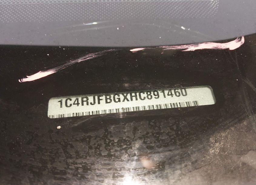 Photo 9 of 2017 Jeep Grand CHEROKEE LIMITED 4X4 (VIN 1C4RJFBGXHC891460)