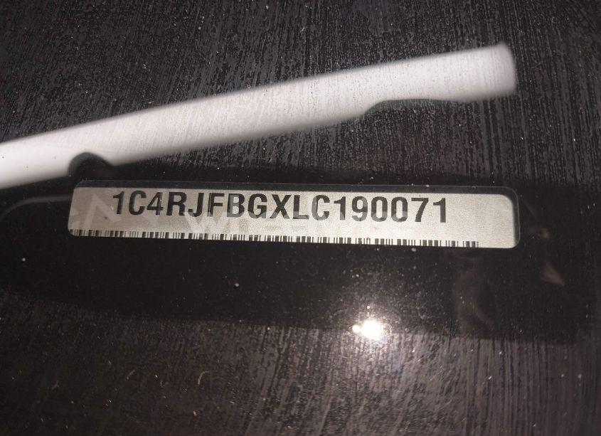 Photo 9 of 2020 Jeep Grand CHEROKEE LIMITED 4X4 (VIN 1C4RJFBGXLC190071)