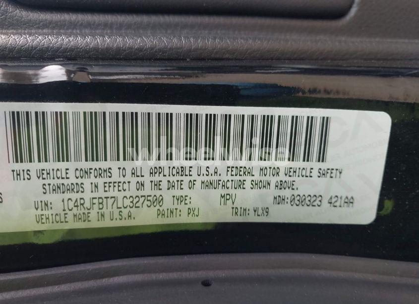 Photo 9 of 2020 Jeep Grand CHEROKEE LIMITED X 4X4 (VIN 1C4RJFBT7LC327500)