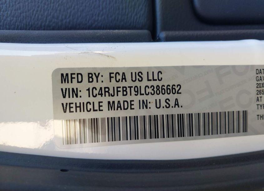 Photo 9 of 2020 Jeep Grand CHEROKEE LIMITED X 4X4 (VIN 1C4RJFBT9LC386662)