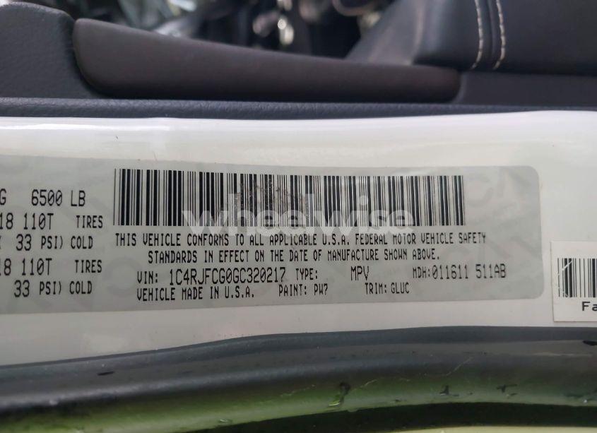 Photo 9 of 2016 Jeep Grand CHEROKEE OVERLAND (VIN 1C4RJFCG0GC320217)