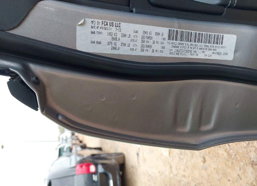 Photo 9 of 2015 Jeep Grand CHEROKEE OVERLAND (VIN 1C4RJFCG1FC925748)