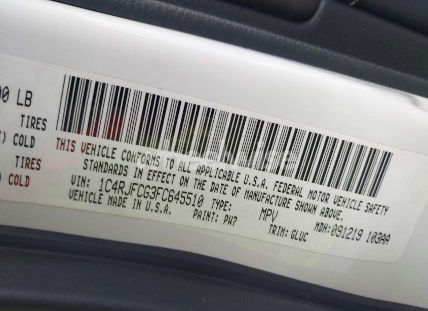 Photo 9 of 2015 Jeep Grand CHEROKEE OVERLAND (VIN 1C4RJFCG3FC645510)