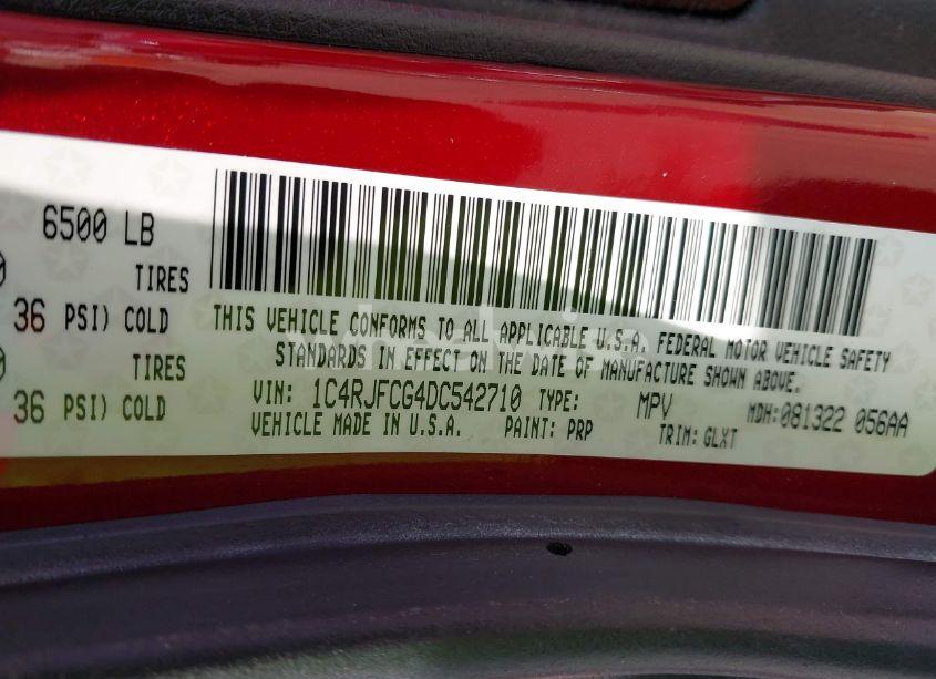 Photo 9 of 2013 Jeep Grand CHEROKEE OVERLAND (VIN 1C4RJFCG4DC542710)