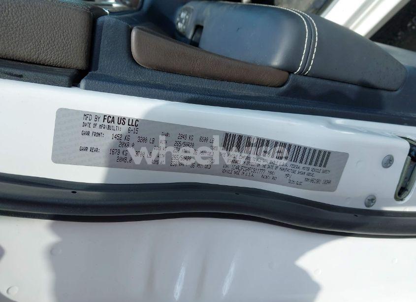 Photo 9 of 2015 Jeep Grand CHEROKEE OVERLAND (VIN 1C4RJFCG4FC911777)