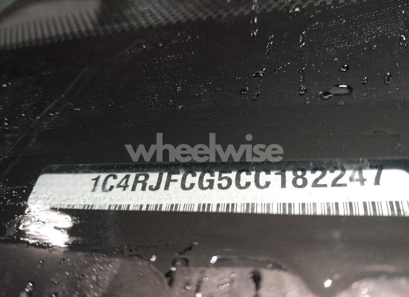 Photo 9 of 2012 Jeep Grand CHEROKEE OVERLAND (VIN 1C4RJFCG5CC182247)