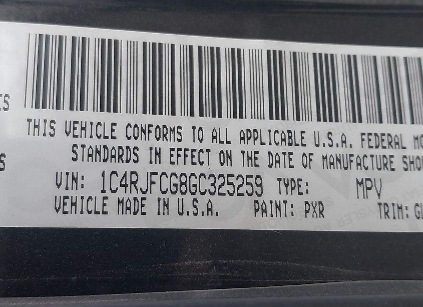 Photo 9 of 2016 Jeep Grand CHEROKEE OVERLAND (VIN 1C4RJFCG8GC325259)