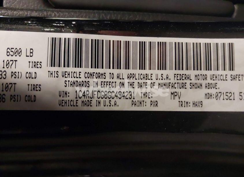 Photo 9 of 2016 Jeep Grand CHEROKEE HIGH ALTITUDE (VIN 1C4RJFCG8GC494231)