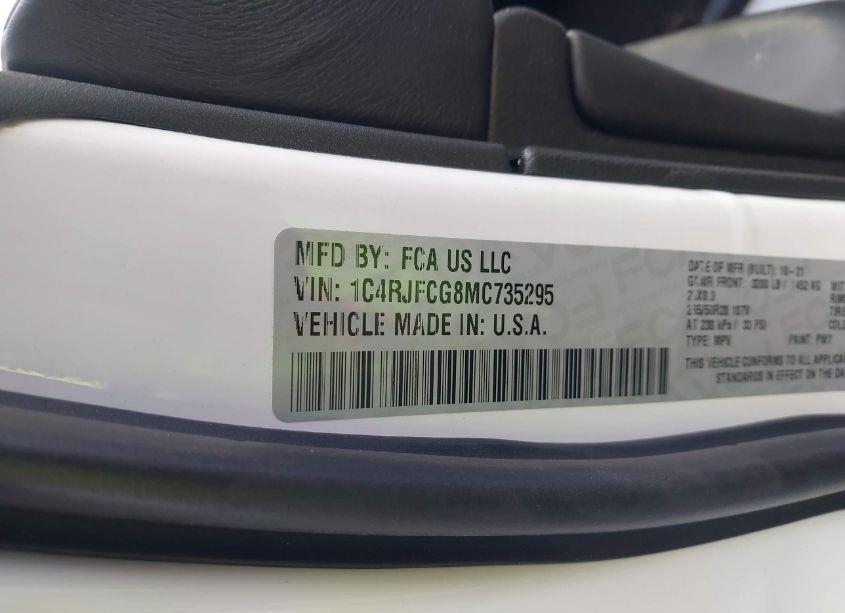 Photo 9 of 2021 Jeep Grand CHEROKEE HIGH ALTITUDE 4X4 (VIN 1C4RJFCG8MC735295)