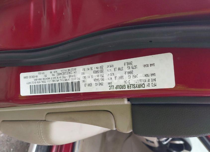 Photo 9 of 2014 Jeep Grand CHEROKEE OVERLAND (VIN 1C4RJFCG9EC440921)