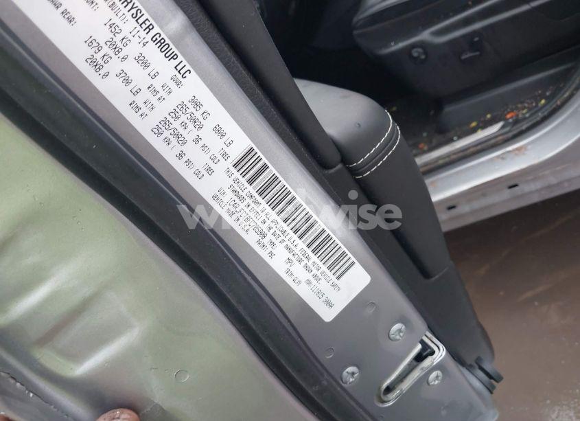 Photo 9 of 2015 Jeep Grand CHEROKEE OVERLAND (VIN 1C4RJFCT8FC705908)