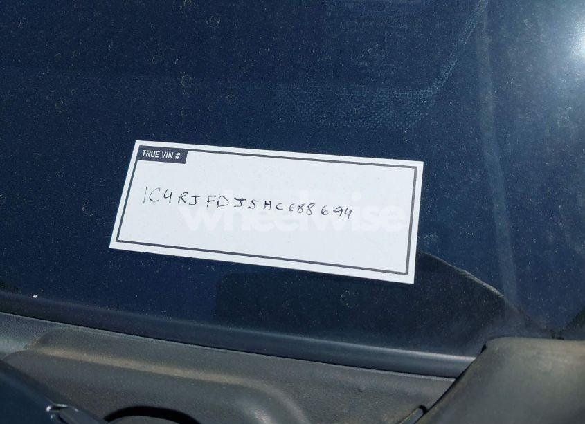 Photo 17 of 2017 Jeep Grand CHEROKEE SRT 4X4 (VIN 1C4RJFDJ5HC688694)