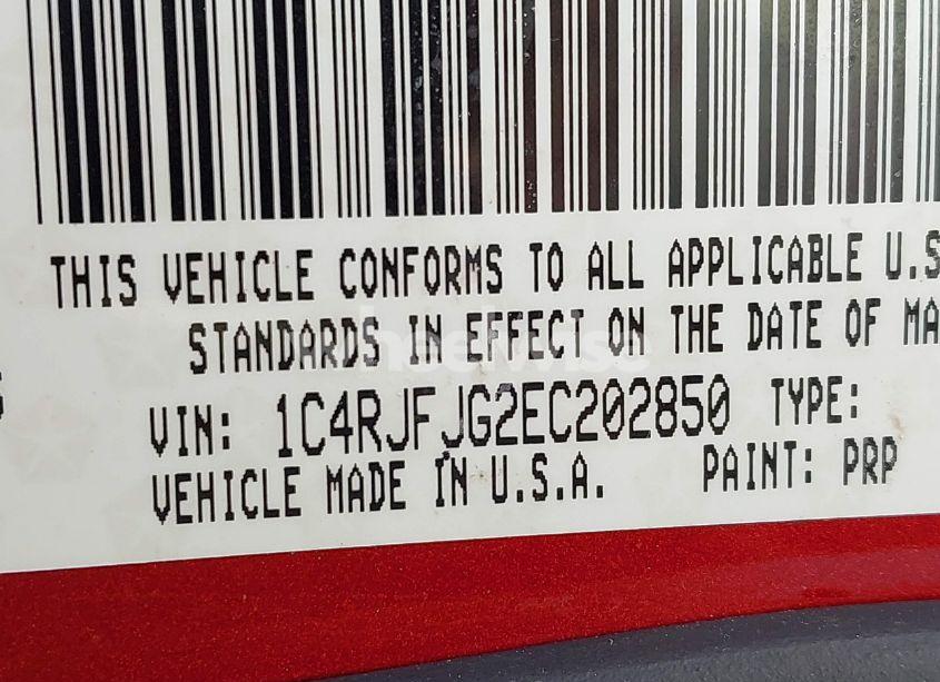 Photo 9 of 2014 Jeep Grand CHEROKEE SUMMIT (VIN 1C4RJFJG2EC202850)