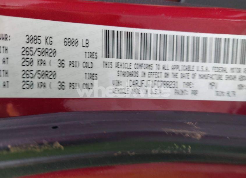 Photo 9 of 2015 Jeep Grand CHEROKEE SUMMIT (VIN 1C4RJFJT1FC788231)