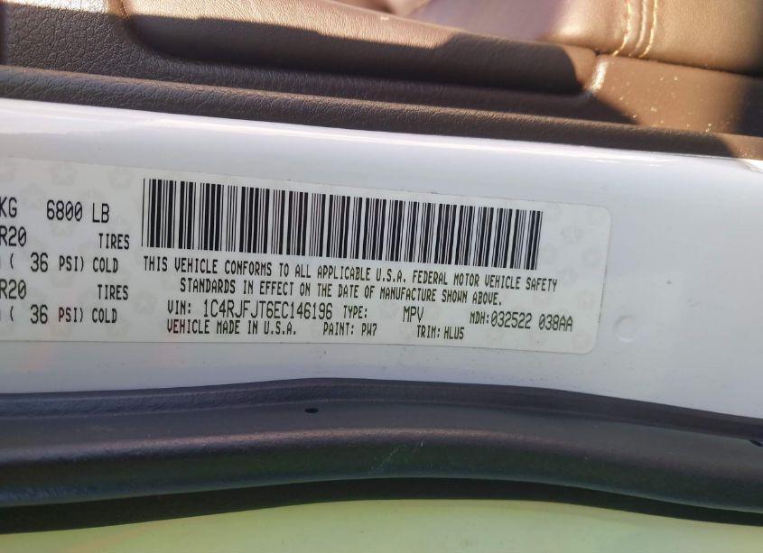 Photo 9 of 2014 Jeep Grand CHEROKEE SUMMIT (VIN 1C4RJFJT6EC146196)