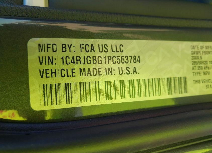 Photo 9 of 2023 Jeep Grand CHEROKEE LIMITED 4X2 (VIN 1C4RJGBG1PC563784)