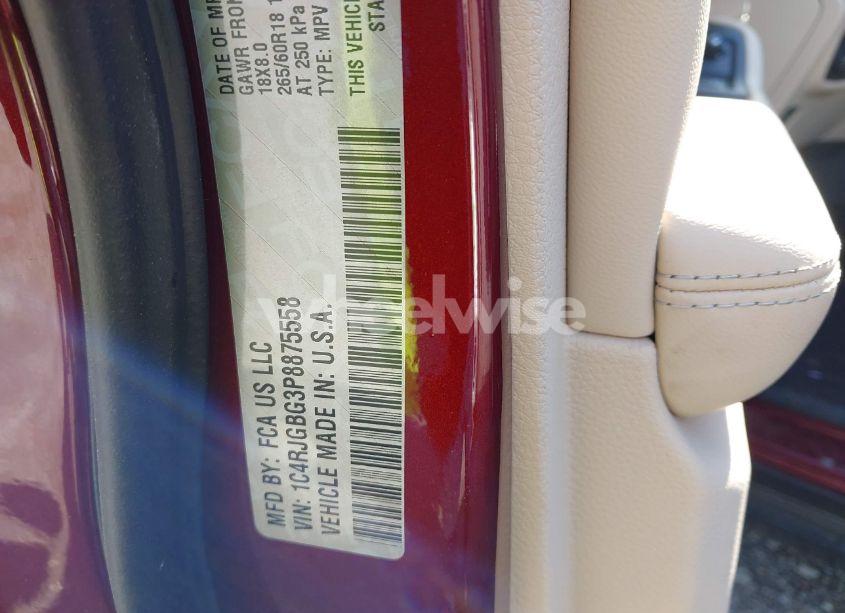 Photo 9 of 2023 Jeep Grand CHEROKEE LIMITED 4X2 (VIN 1C4RJGBG3P8875558)