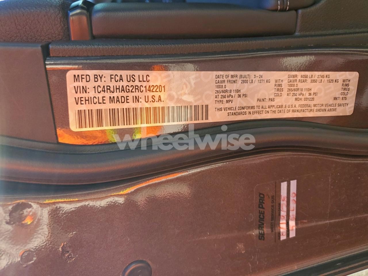 Photo 13 of 2024 JEEP GRAND CHEROKEE LAREDO (VIN 1C4RJHAG2RC142201)