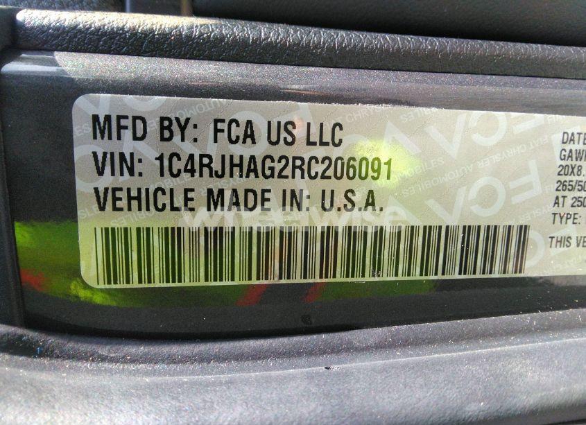 Photo 9 of 2024 Jeep Grand CHEROKEE ALTITUDE 4X4 (VIN 1C4RJHAG2RC206091)