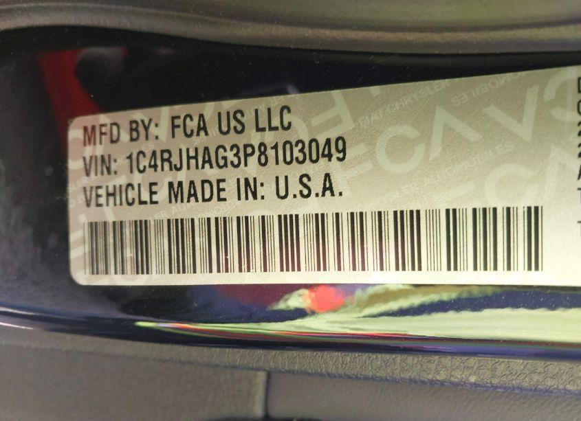 Photo 9 of 2023 Jeep Grand CHEROKEE ALTITUDE 4X4 (VIN 1C4RJHAG3P8103049)