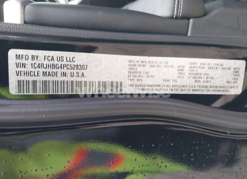 Photo 9 of 2023 Jeep Grand CHEROKEE LIMITED 4X4 (VIN 1C4RJHBG4PC528307)