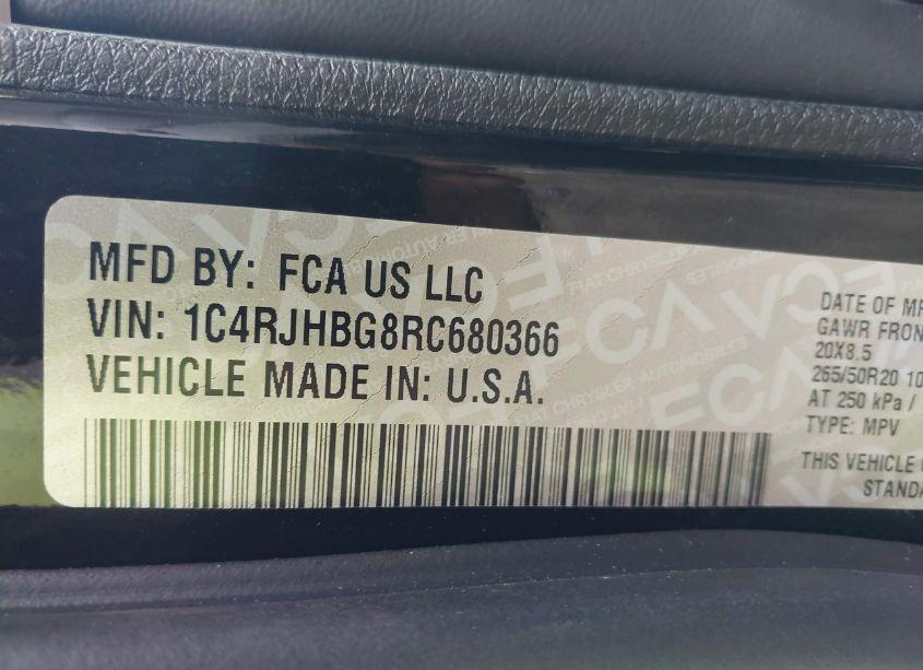 Photo 9 of 2024 Jeep Grand CHEROKEE LIMITED 4X4 (VIN 1C4RJHBG8RC680366)