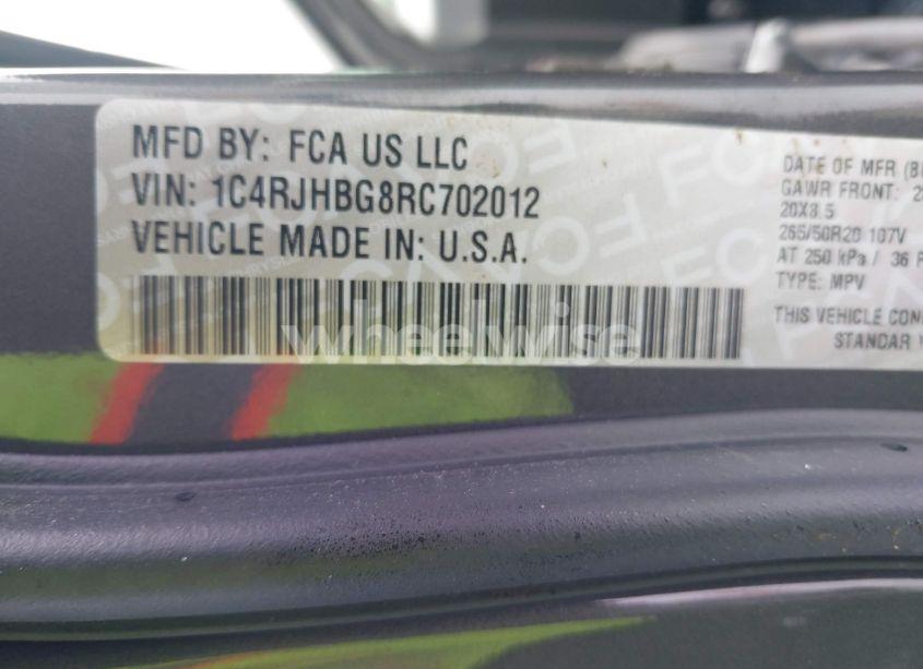 Photo 9 of 2024 Jeep Grand CHEROKEE LIMITED 4X4 (VIN 1C4RJHBG8RC702012)