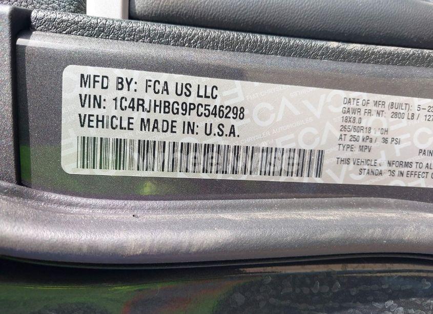 Photo 9 of 2023 Jeep Grand CHEROKEE LIMITED 4X4 (VIN 1C4RJHBG9PC546298)