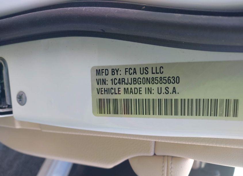 Photo 9 of 2022 Jeep Grand CHEROKEE L LIMITED 4X2 (VIN 1C4RJJBG0N8585630)