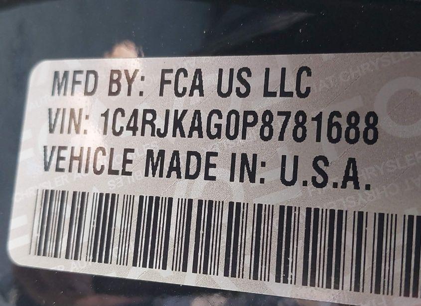 Photo 9 of 2023 Jeep Grand CHEROKEE L ALTITUDE 4X4 (VIN 1C4RJKAG0P8781688)