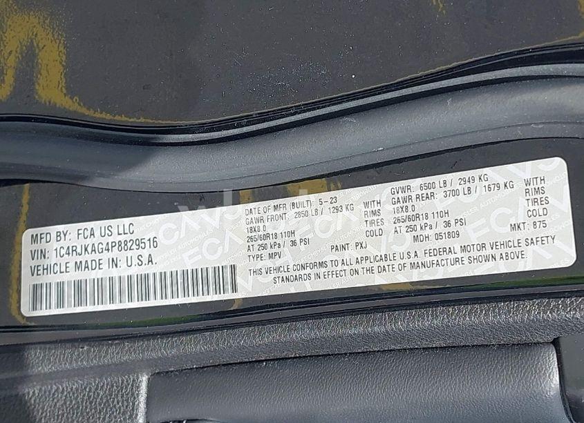 Photo 9 of 2023 Jeep Grand CHEROKEE L LAREDO 4X4 (VIN 1C4RJKAG4P8829516)