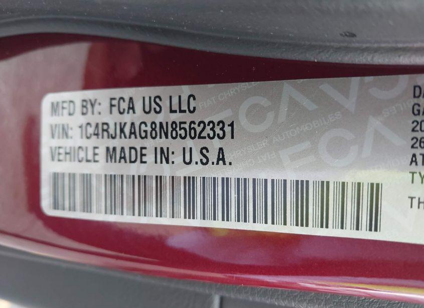 Photo 9 of 2022 Jeep Grand CHEROKEE L ALTITUDE 4X4 (VIN 1C4RJKAG8N8562331)