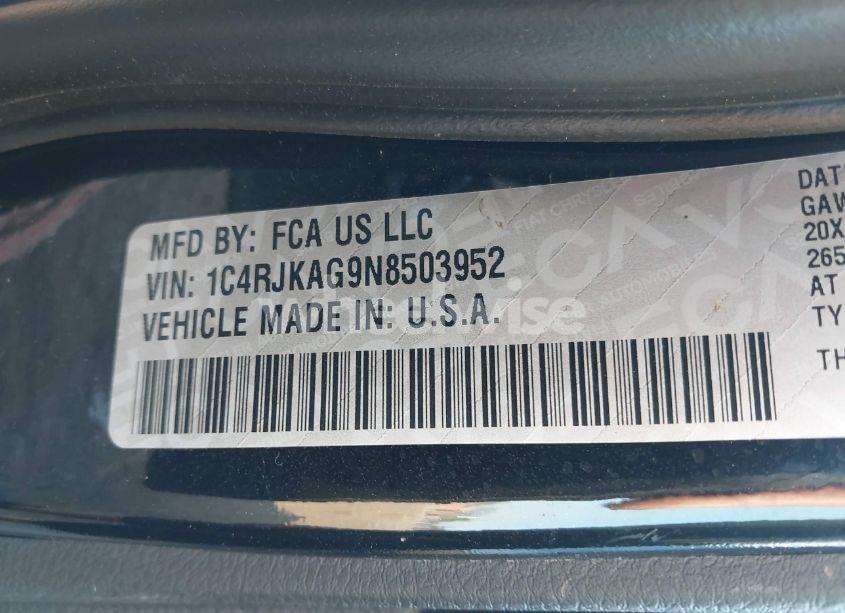 Photo 9 of 2022 Jeep Grand CHEROKEE L ALTITUDE 4X4 (VIN 1C4RJKAG9N8503952)