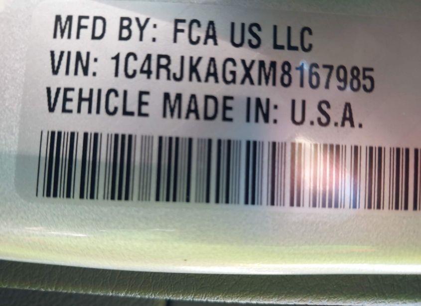 Photo 9 of 2021 Jeep Grand CHEROKEE L LAREDO 4X4 (VIN 1C4RJKAGXM8167985)