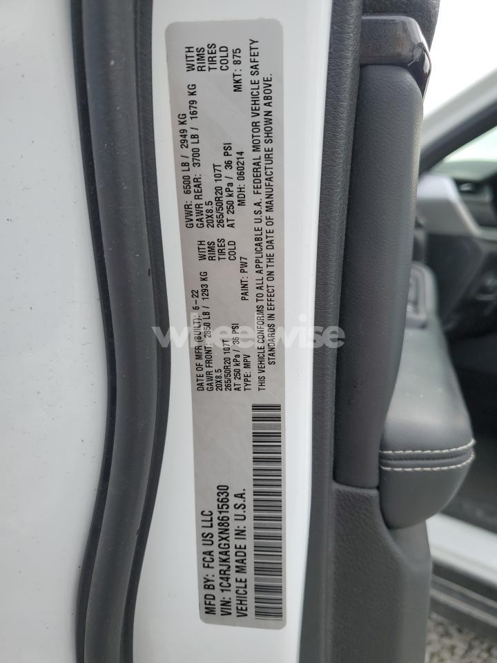 Photo 13 of 2022 JEEP GRAND CHEROKEE L LAREDO (VIN 1C4RJKAGXN8615630)